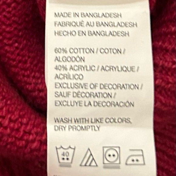 IZOD Men’s Premium Essentials Classic-Fit V-Neck Sweater Large Biking Red NEW - Picture 9 of 12